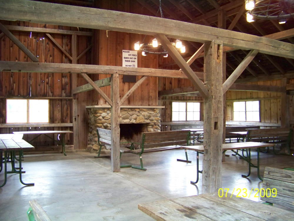 Audubon Barn interior