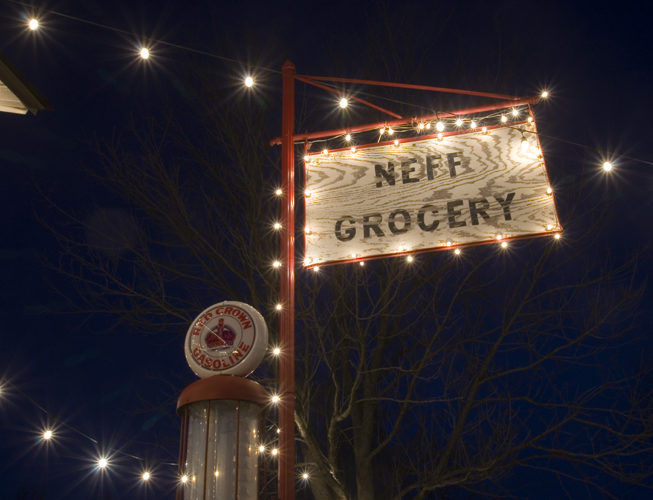 Neff Store Holiday Lights